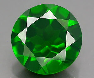 Piedra preciosa de diópsido de cromo natural de alta calidad de lujo de 1,23 ct