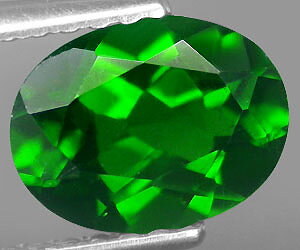 1,26 ct Lujoso diopsido de cromo natural genuino de alta calidad