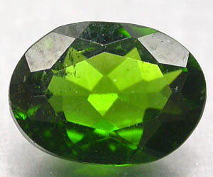 1,19 ct hermosa rara natural genuina diópsido de cromo ruso