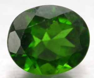 Diópsido de cromo ruso genuino raro natural de lujo de 1,08 ct - 3