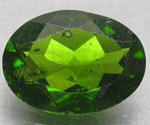 Piedra preciosa de diópsido de cromo natural rara de 1,05 ct
