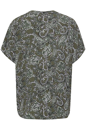 Kaffe - Evity Amber Blouse Green Paisley Print