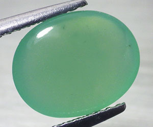 Piedra preciosa de crisoprasa natural muy hermosa de 2,77 ct - 3