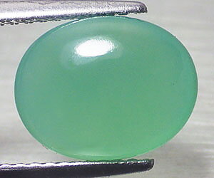 Piedra preciosa de crisoprasa natural muy hermosa de 2,77 ct