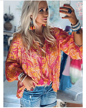 Sussie Blouse Hot Pink