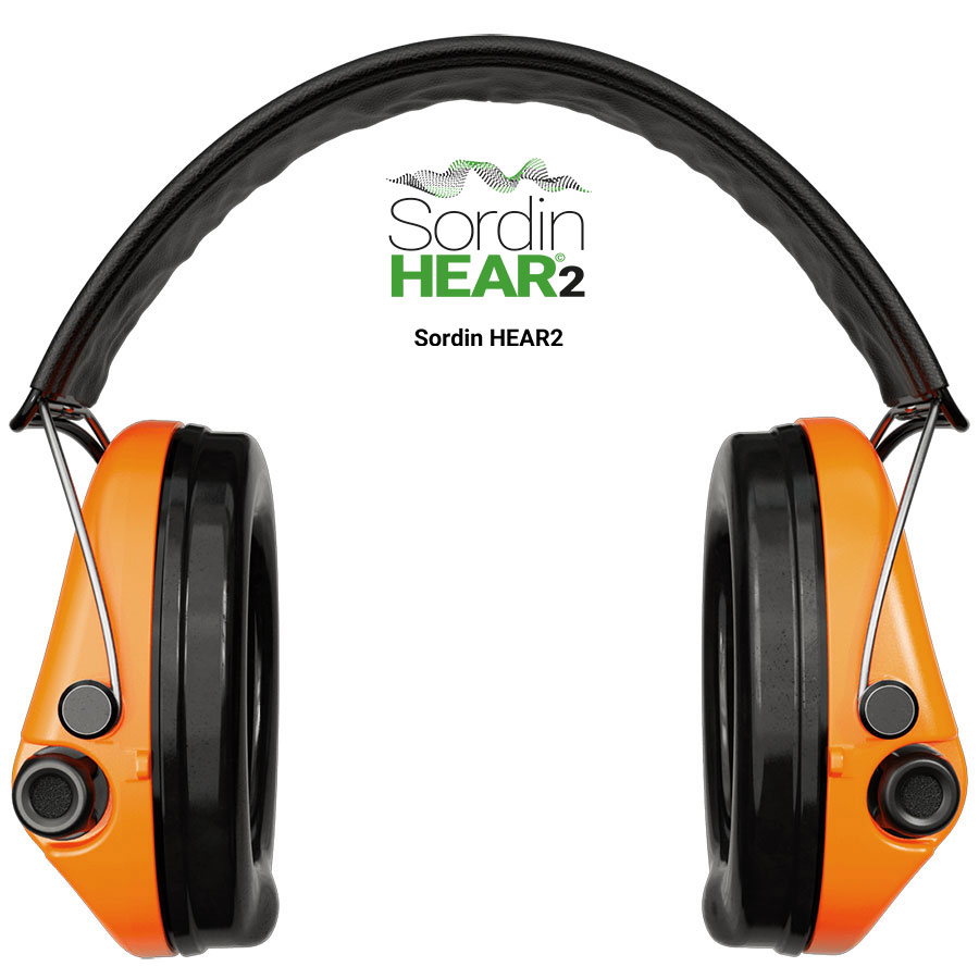 Sordin Supreme Pro X H2 Orange Leather - 2