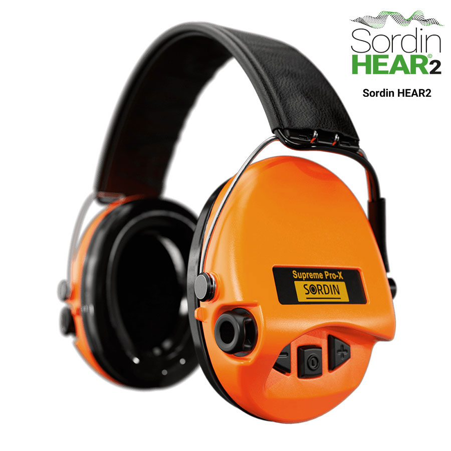 Sordin Supreme Pro X H2 Orange Leather