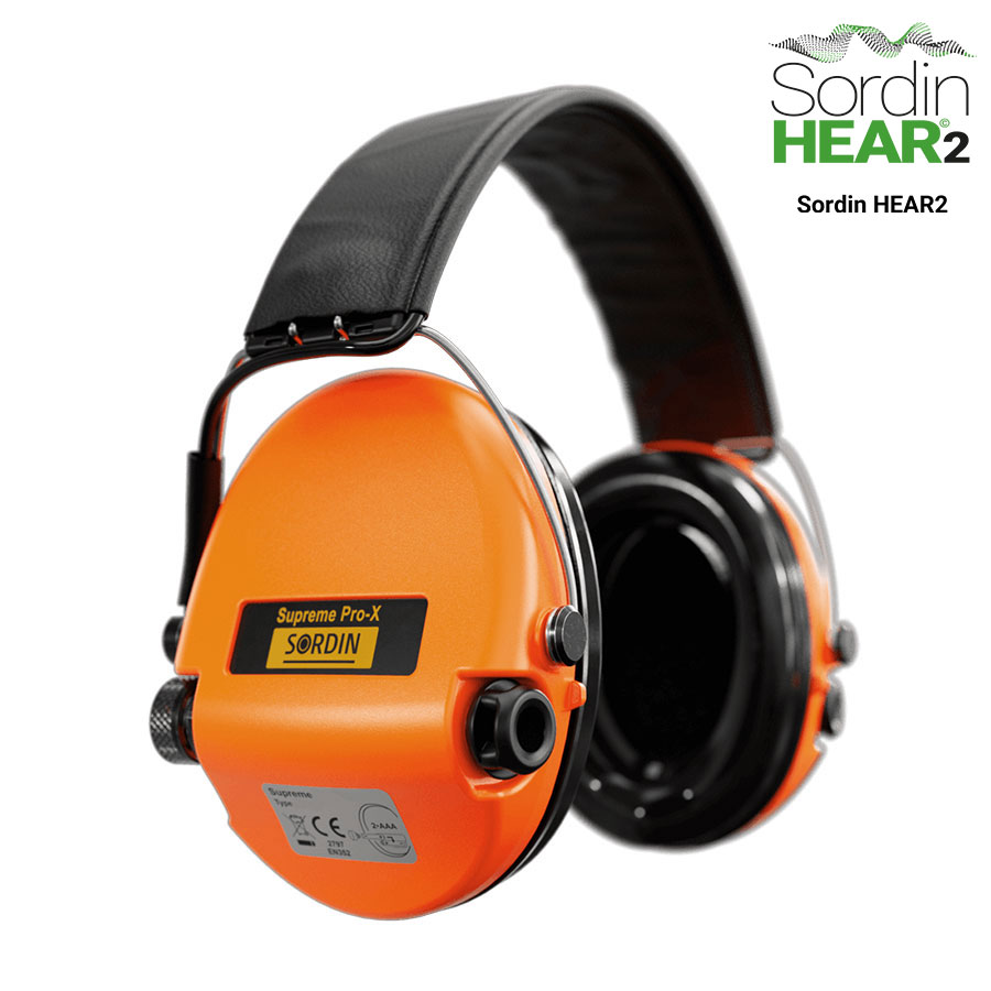 Sordin Supreme Pro X H2 Orange Leather - 3