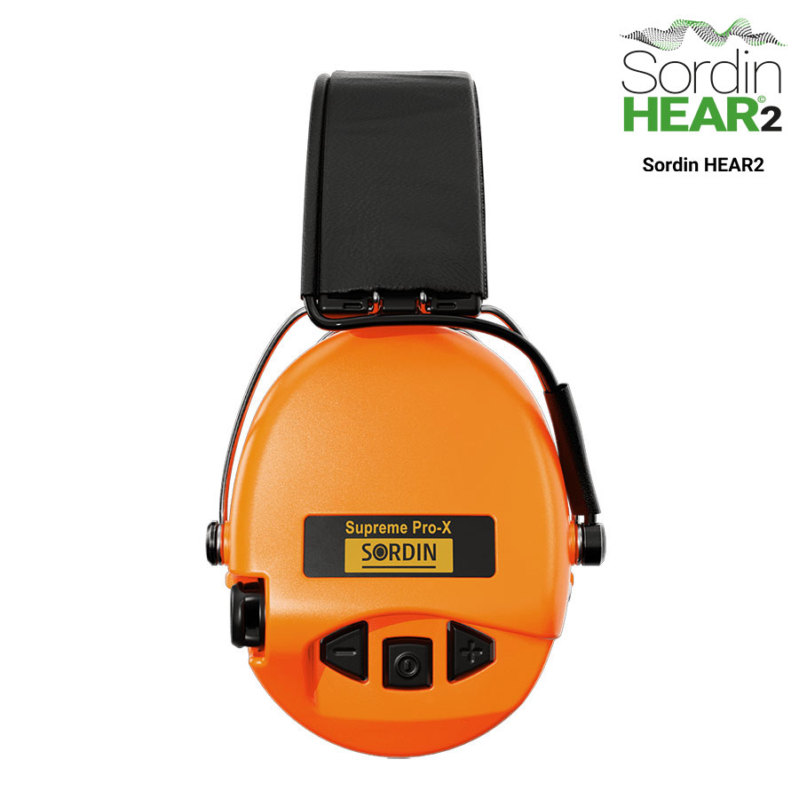 Sordin Supreme Pro X H2 Orange Leather - 4