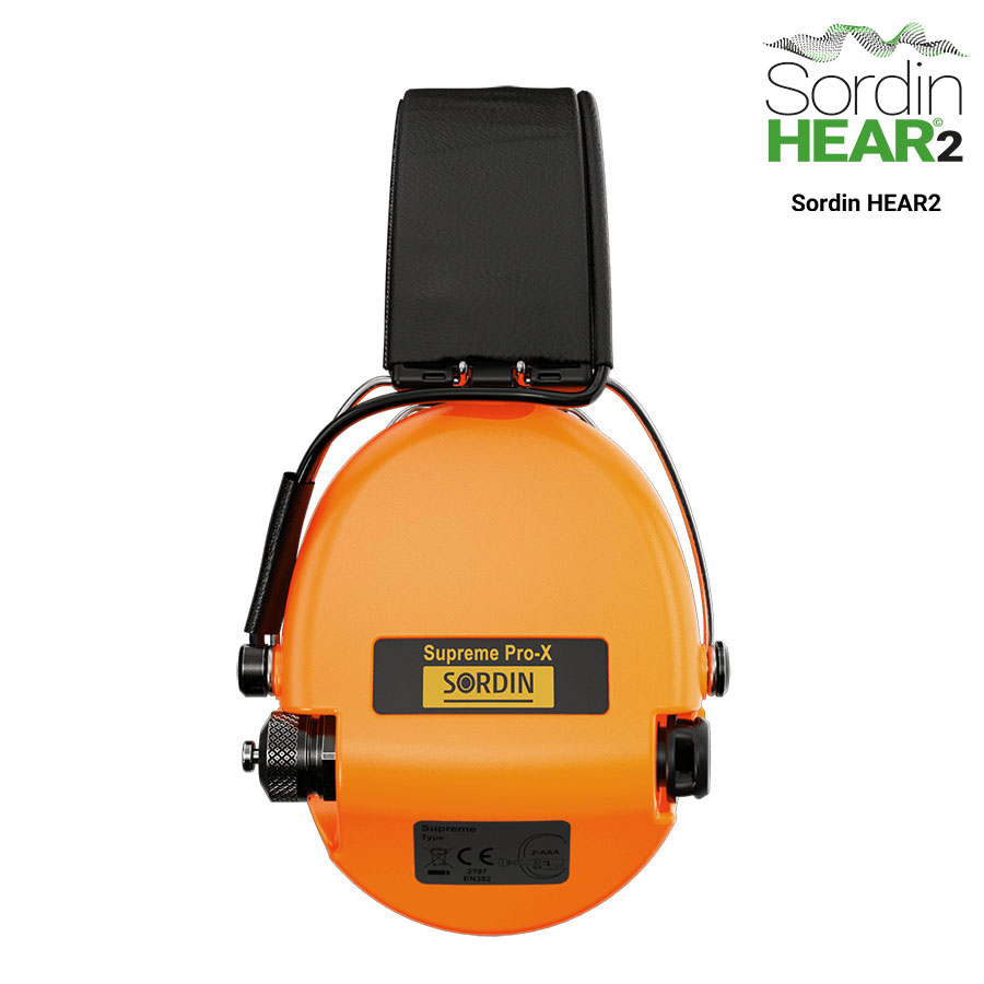 Sordin Supreme Pro X H2 Orange Leather - 5