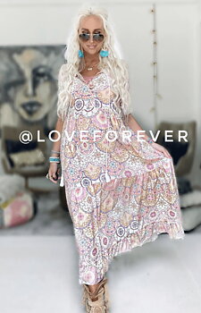 Mandala Dress Powder Pink