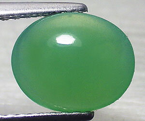 Piedra preciosa de crisoprasa natural maravillosamente hermosa de 1,43 ct