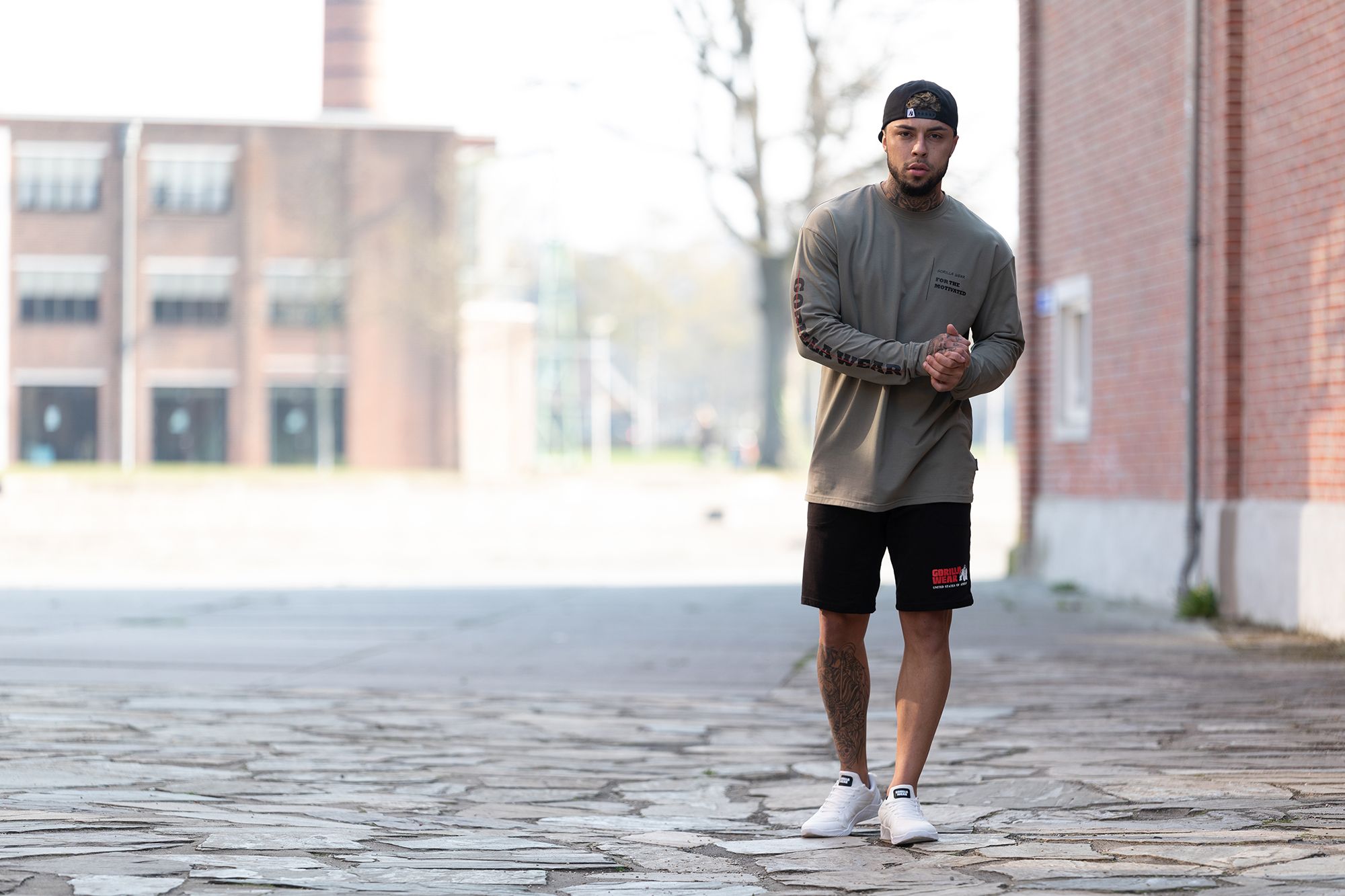 Boise Oversized Long Sleeve, army green - 17