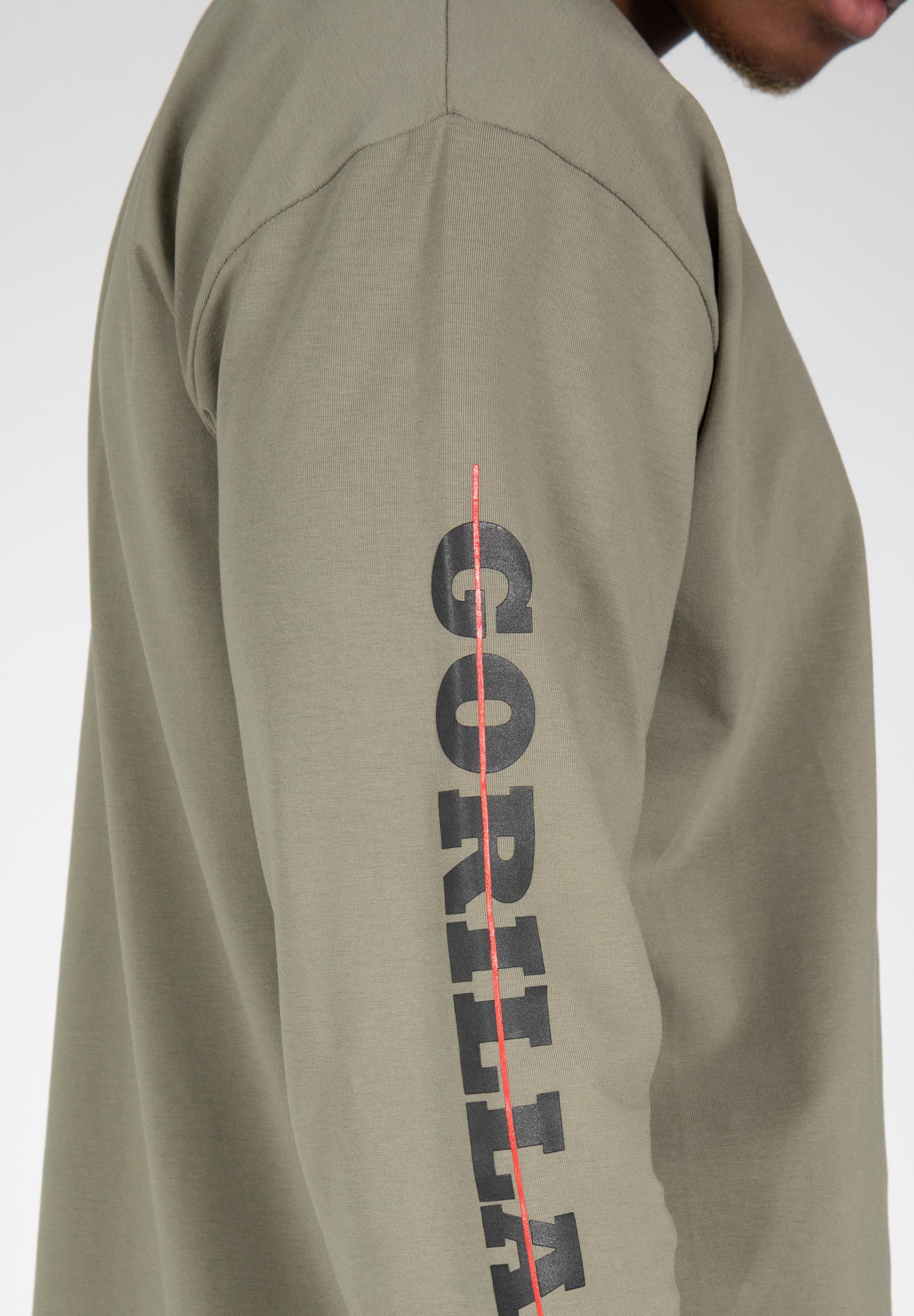 Boise Oversized Long Sleeve, army green - 6