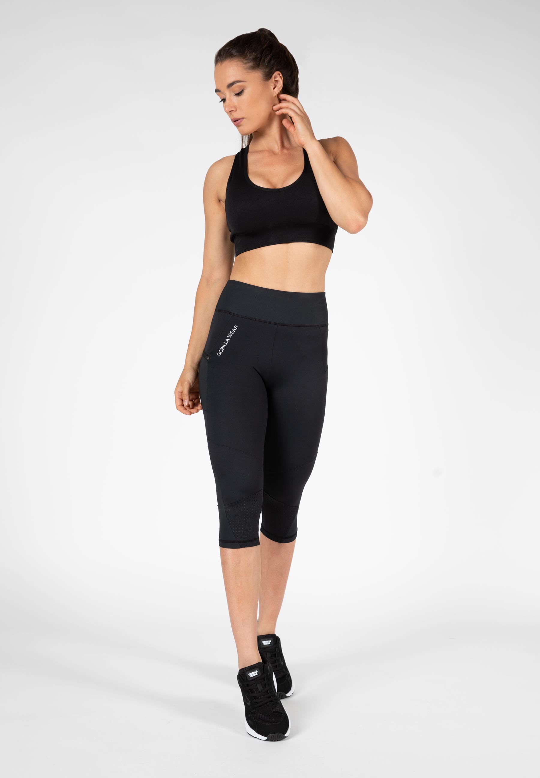 Monroe Cropped Leggings, black - 4
