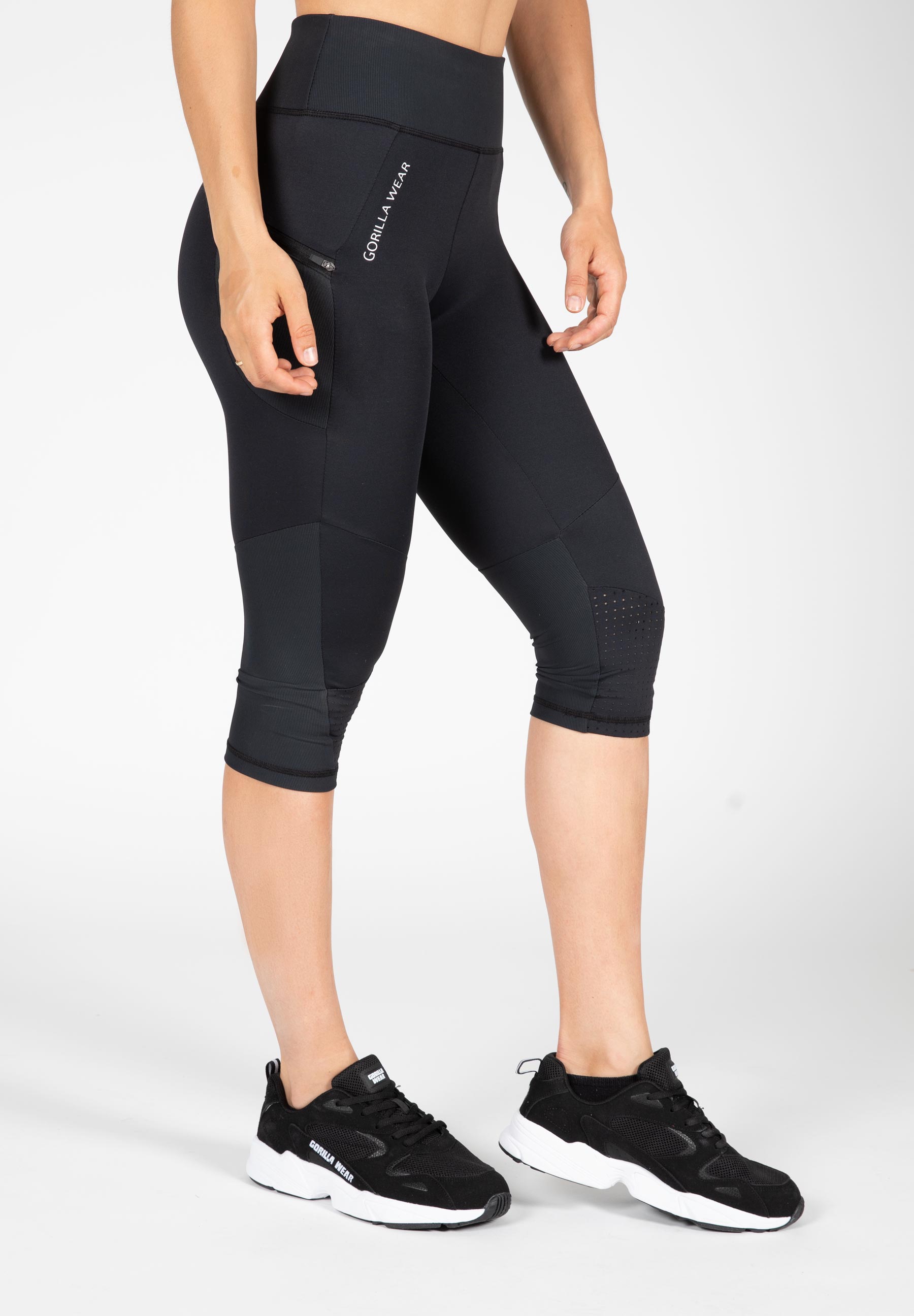 Monroe Cropped Leggings, black - 18