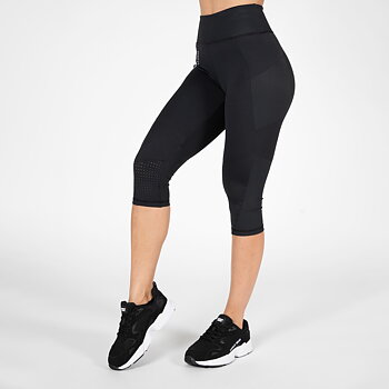 Monroe Cropped Leggings, black