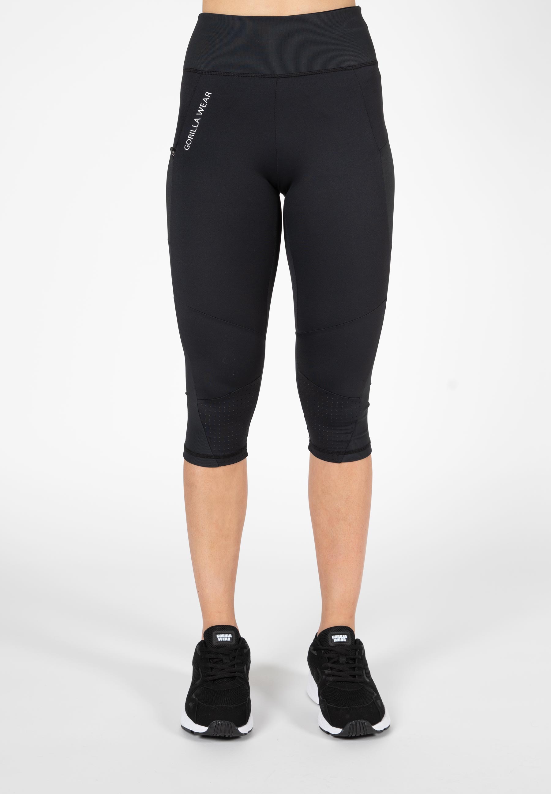 Monroe Cropped Leggings, black - 10