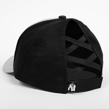 Sharon Ponytail Cap, white/black