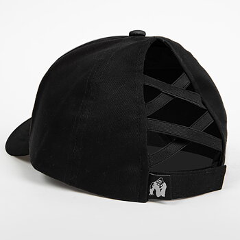Sharon Ponytail Cap, black