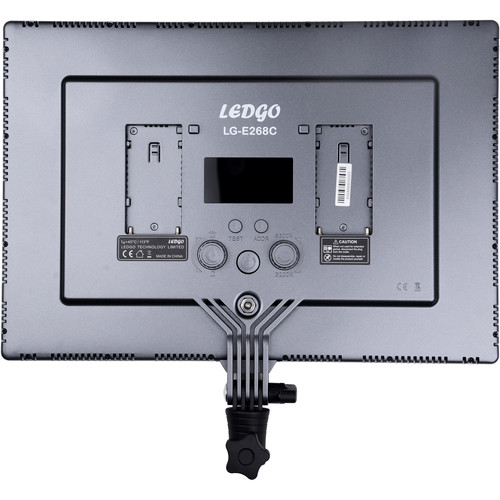Ledgo LG-E2686 Bi-Color LED Large Pad 2-Light Kit with Eggcrate Grid and Bag - 4