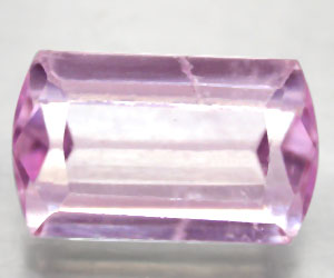Piedra preciosa de kunzita natural sin tratar de gran lujo de 7,15 ct