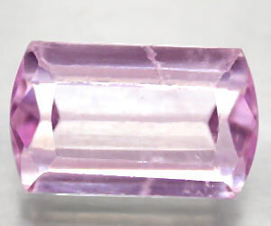 Piedra preciosa de kunzita natural sin tratar de gran lujo de 7,15 ct