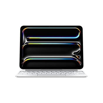 Apple Magic Keyboard for iPad Pro 11" 2024 - 2 År Garanti Helt Ny Oanvänd - Vit - Original