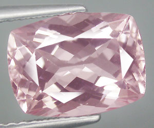 Morganita natural genuina grande de 3,34 ct (esmeralda rosa)