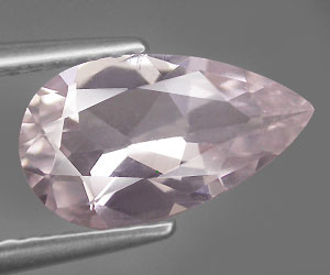 Morganita natural genuina de lujo de 1,49 quilates (esmeralda rosa)