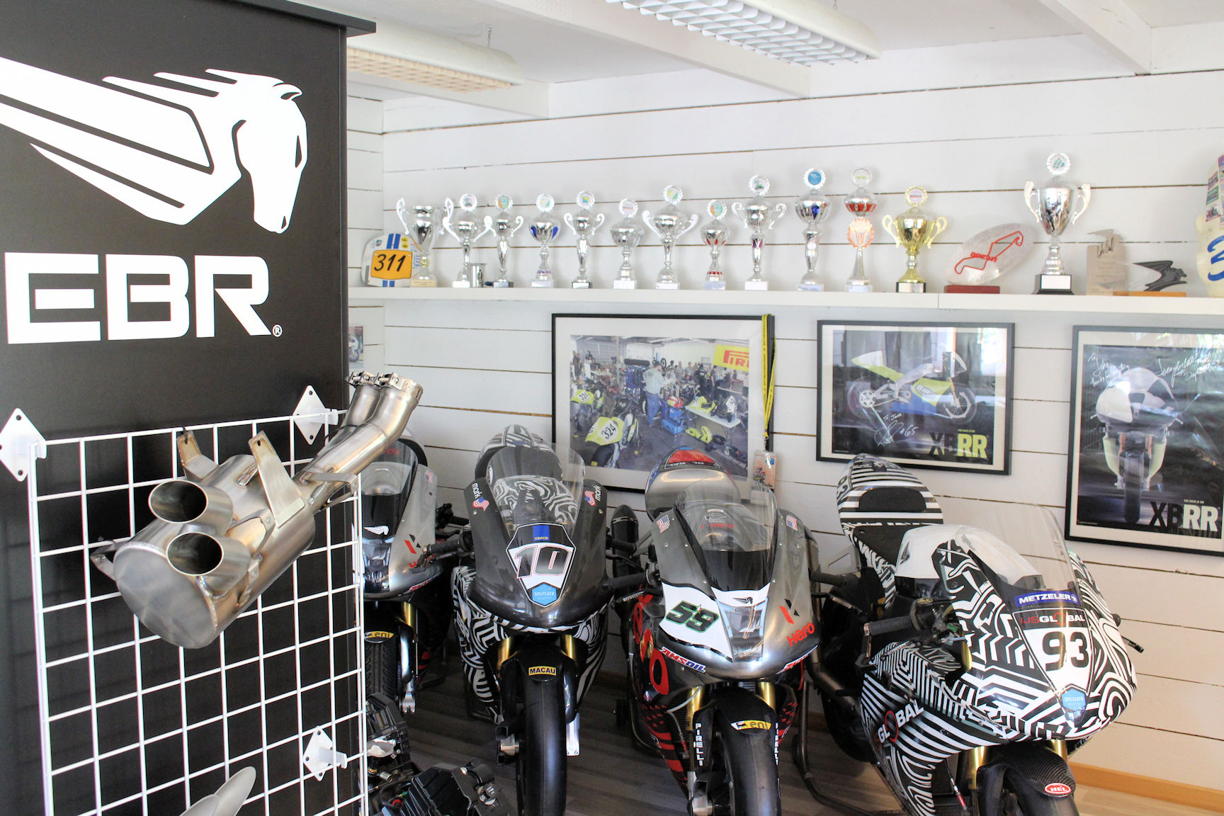 APH (Alan Hawkes) by NCCR Slip-on DUAL EXIT exhaust EBR 1190 RX/SX - 5