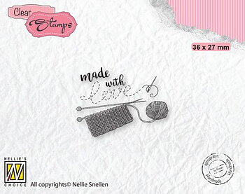 Nellies Choice - Clearstamp - Made with love 2
