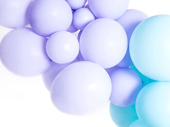 BALLONGER | 10-pack | Ljuslila pastell
