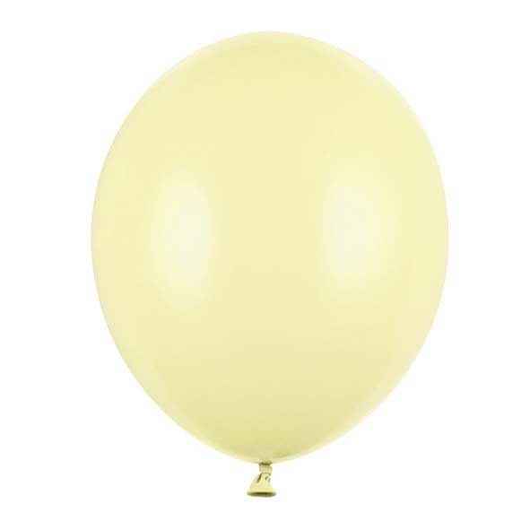Ballonger pastell - Ljusgul (10-pack)