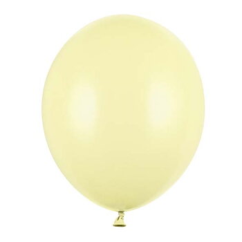 Ballonger pastell - Ljusgul (10-pack)