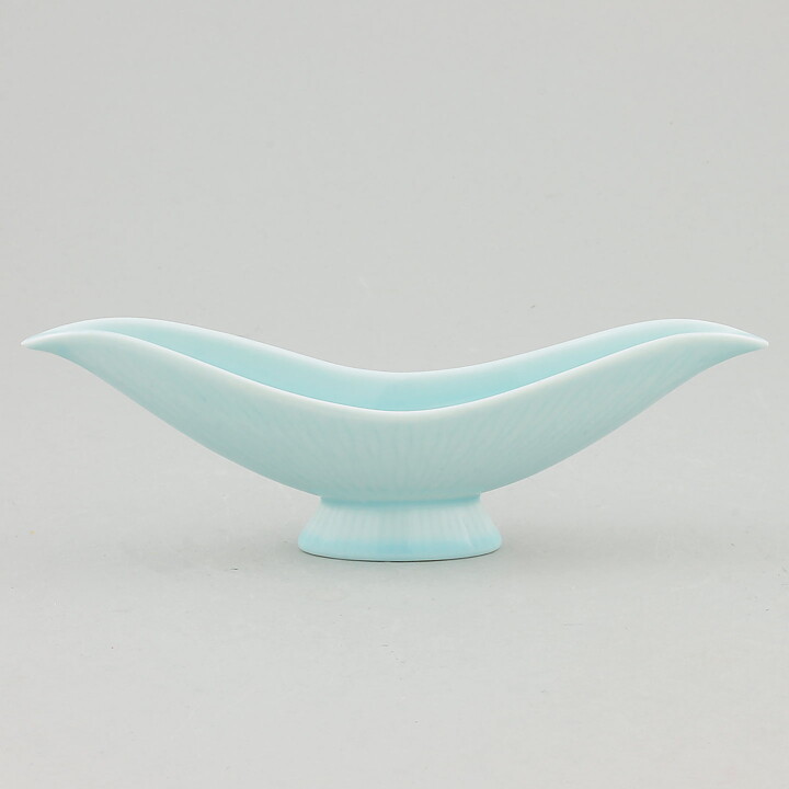 グナー・ニールンド  Parantaシリーズ   薄水色のベース  Vase  1954年  17cm