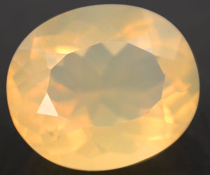 Piedra preciosa de ópalo de fuego natural genuina de lujo grande de 2,78 ct - 3
