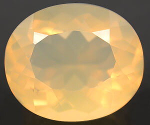 Piedra preciosa de ópalo de fuego natural genuina de lujo grande de 2,78 ct
