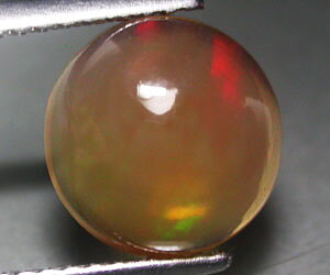 Piedra preciosa de ópalo natural auténtica redonda de 9,1 mm de lujo de 1,86 ct