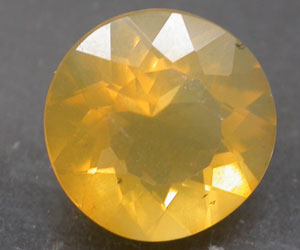 Piedra preciosa de ópalo de fuego de lujo redonda grande de 10,8 mm de 2,85 ct - 2