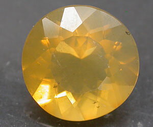 Piedra preciosa de ópalo de fuego de lujo redonda grande de 10,8 mm de 2,85 ct