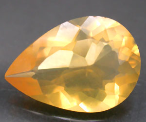 Piedra preciosa de ópalo de fuego genuina perfecta rara de 2,35 ct