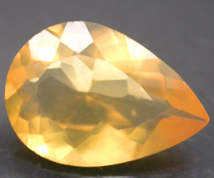 Piedra preciosa de ópalo de fuego genuina perfecta rara de 2,35 ct - 2