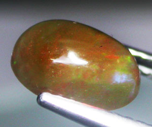 Piedra preciosa de ópalo australiano genuino de lujo único de 1,38 quilates - 2