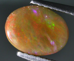 Piedra preciosa de ópalo australiano genuino de lujo único de 1,38 quilates - 3