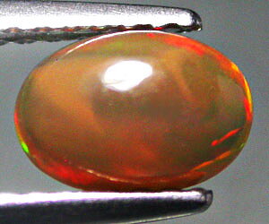 Lujosa piedra preciosa de ópalo australiano natural genuina rara