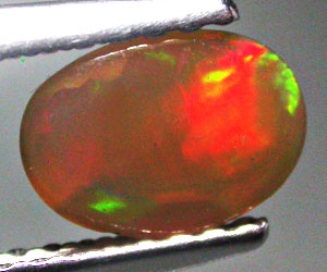 Lujosa piedra preciosa de ópalo australiano natural genuina rara - 3