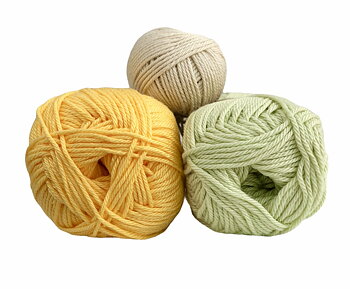 Mönster med garn till majskolv