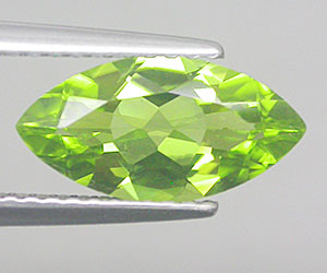 Piedra preciosa de peridoto genuino de alta calidad de 1,64 ct