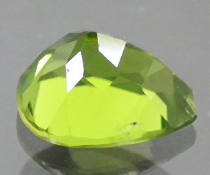 Piedra preciosa de peridoto natural genuina en forma de gota hermosa de 2,16 ct - 2